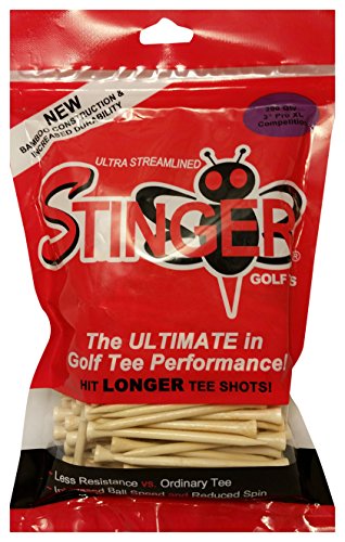 Stinger Tees Stinger Pro XL Competition Golf Tees 200 Count Cream 3 in