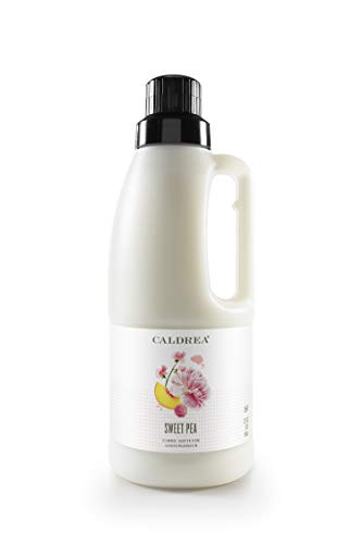 caldrea Liquid Fabric Softener, Plant Derived, Helps Remove Static And Wrinkles, Sweet Pea Scent, 32 Oz