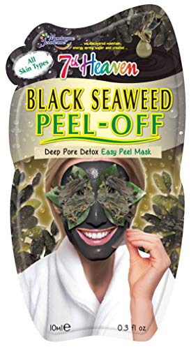 Montagne Jeunesse 7th Heaven Black Seaweed Peel Off Masque, 0.3 Fl Oz, 12 Count