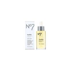 Youthful Boots No7 Youthful Replenishing Facial Oil 30ml-FOR ALL SKIN TYPES-gIVES MORE RADIANT LOOKINg SKIN IN 4 WEEKS by Youthful