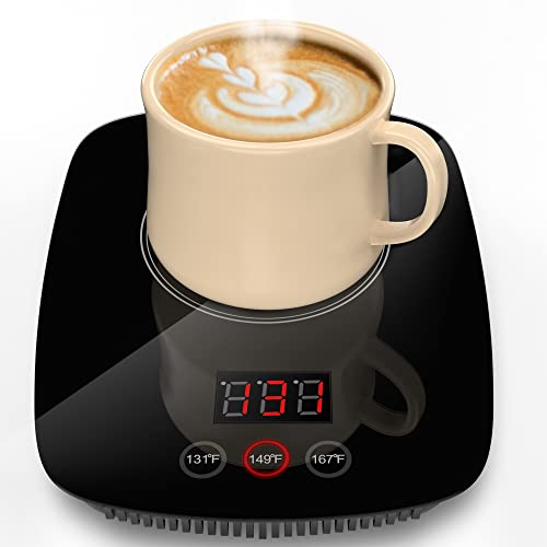 GARMEE Electric Coffee Warmer, Smart Coffee Warmers for Office Desk, Mug Warmer with 2 Temperature Settings, Cup Warmer Tea Warmer, Electric Beverage