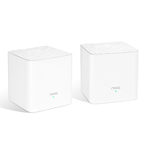 Tenda Whole Home Mesh WiFi System - Dual Band AC1200 Router Replacement for SmartHome,Works with  Alexa for 3000 sq.ft 3+