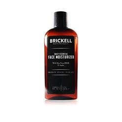 Brickell Mens Produc Brickell Mens Daily Essential Face Moisturizer for Men, Natural and Organic Fast-Absorbing Face Lotion with Hyaluronic Acid, Gre