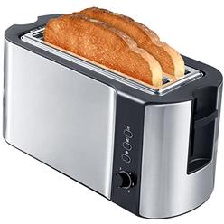 collabvine Toaster 4 Slice, 10 Inch Long Slot 2 Slice Toaster, Extra-Wide Slot & Stainless Steel Toaster 4 Slice, Evenly Toastin