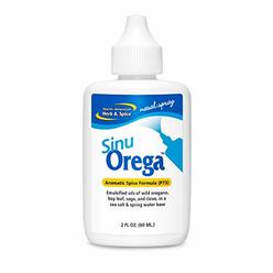 North American Herb & Spice SinuOrega - 2 fl. oz. - All-Natural Nasal Spray - Oregano Oil & Sage to Support Healthy Sinus Respon