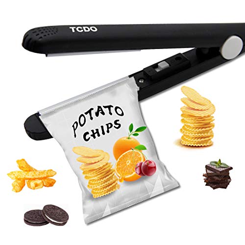TCDO Bag Sealer,chip Bag Sealer,Heat Sealer,Paper crimper,Bag Sealer Heat Seal,TcDO Handheld Bag Sealer for food Storage,Protable Sea