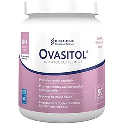 THERALOGIX Ovasitol Inositol Powder 90 Day Supply | Optimal 40:1 Blend of 4,000mg Myo Inositol & 100mg D-Chiro Inositol Daily |