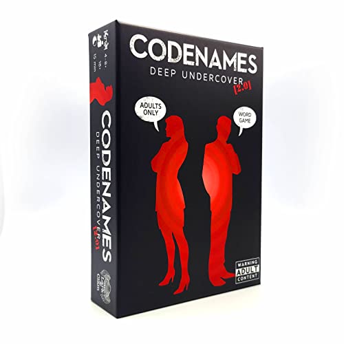 Lark & Clam Codenames Deep Undercover 2.0 - Game Night Party Board Game for Adults, Limited Edition