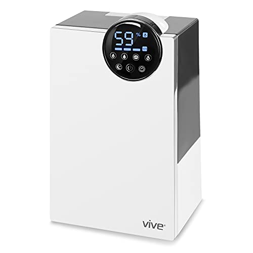 Vive Cool Mist Humidifier - Essential Oil Diffuser For Bedroom - Aromatherapy Vaporizer For Large Rooms - Ultrasonic Quiet Aroma