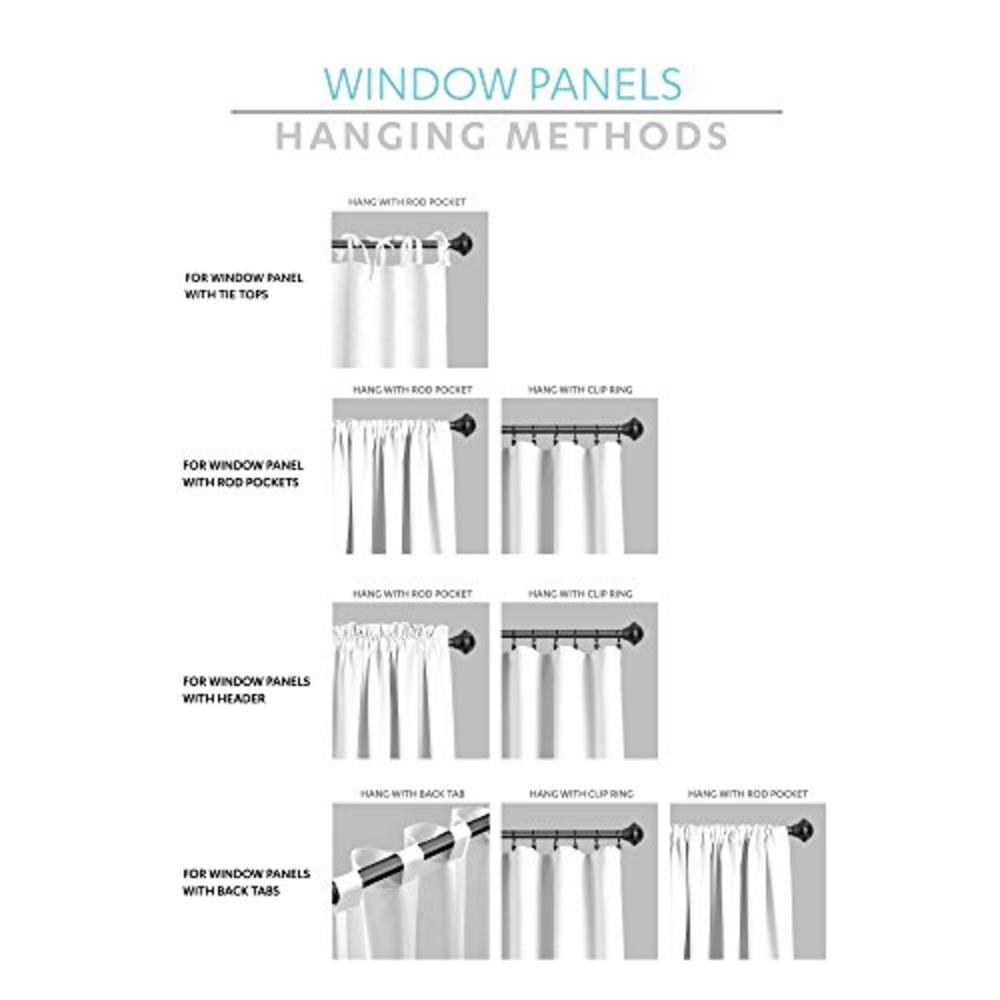 Lush Decor 16T004551, Gray Ombre Stripe Yarn Dyed Cotton Window Curtain Panel Pair, 84" x 40"