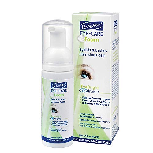Dr. Fischer Dr Fischer Eye-care Foam An Eyelid and Lashes cleanser to calm, Ease, Refresh and Moisturize the Skin Around the Eyes Preservati