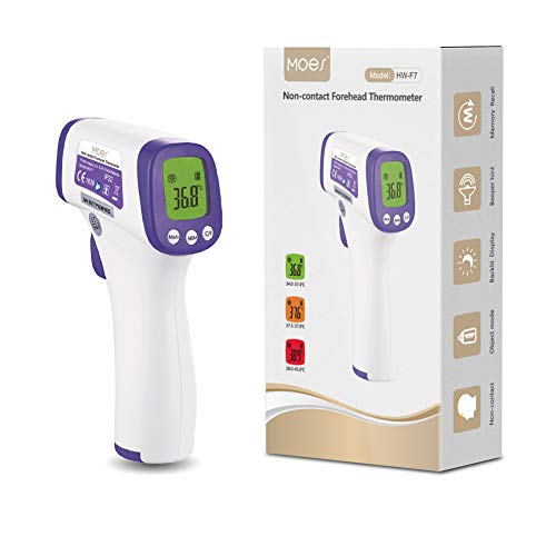 Moes Forehead Thermometer,Noncontact Infrared Forehead AFAc Digital