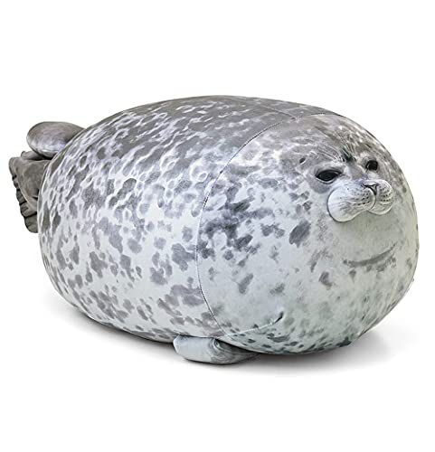 JoinHome chubby Blob Seal Pillow 80cm, Stuffed cotton Plush Animal Toy cute Plush  Pillows for Kids(
