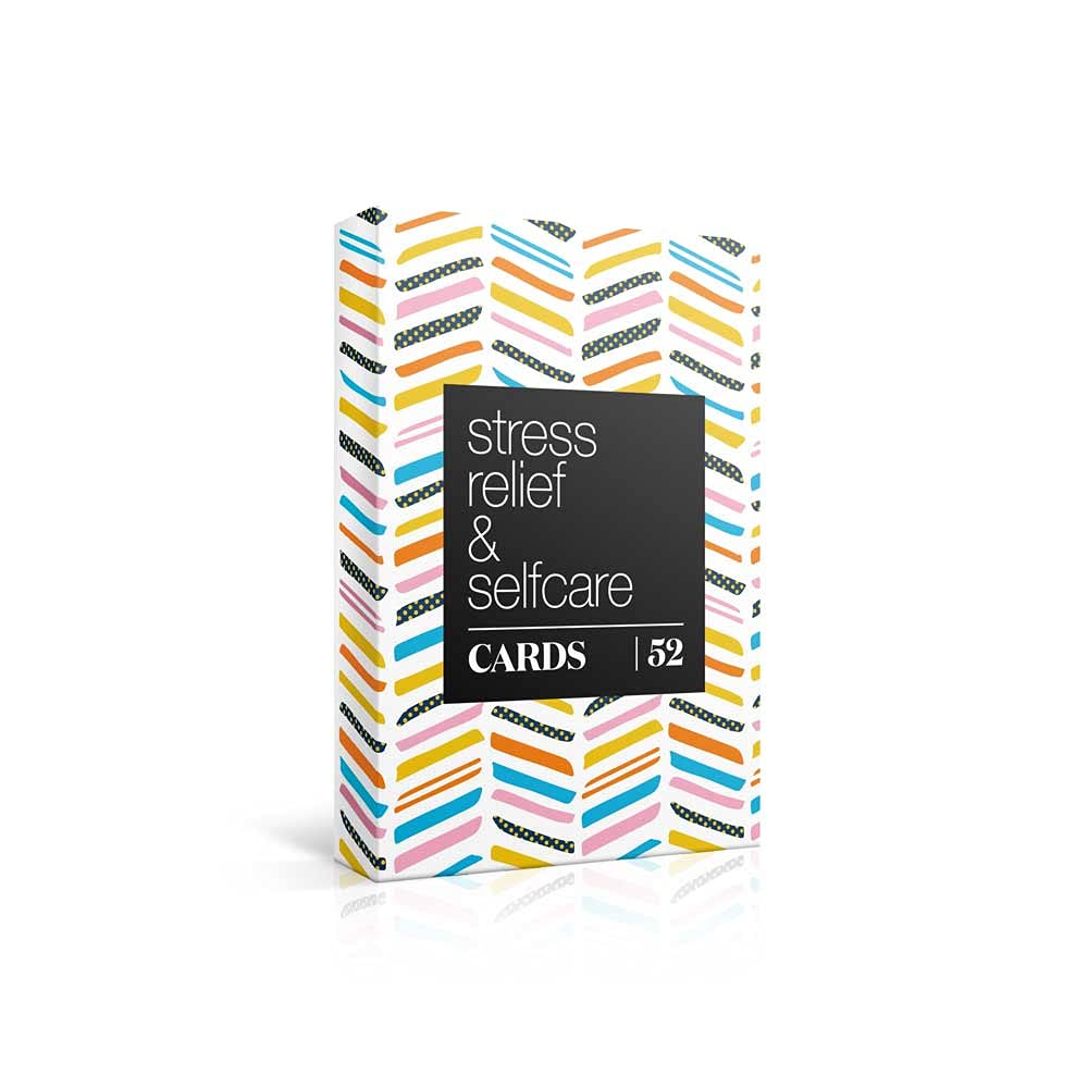 Allura & Arcia 52 Stress Less & Self care cards - Mindfulness & Meditation Exercises - Anxiety Relief & Relaxation