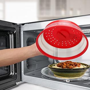 Amrzs Microwave Cover for Food Collapsible Microwave splatter