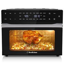 Beelicious 32Qt Extra Large Air Fryer, 19-In-1 Air Fryer Toaster Oven Combo With Rotisserie And Dehydrator, Digital Convection O