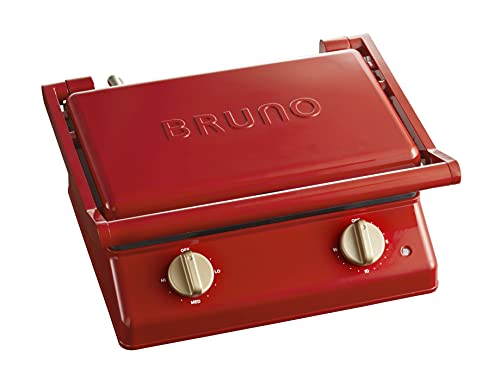 BRUNO Grill Sand Maker Double RED BOE084-RD AC100V Shipped from Japan