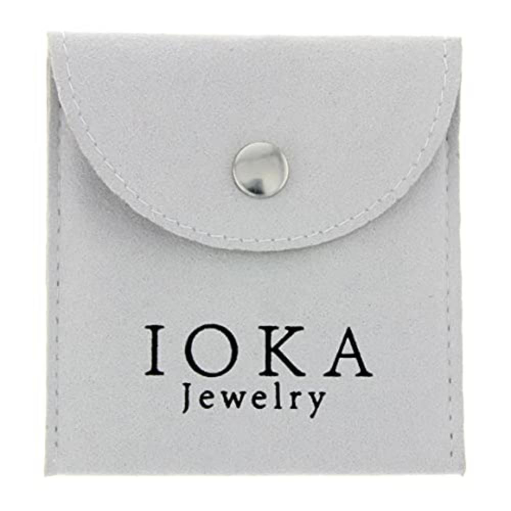 Ioka - 14K Yellow Gold Cornicello Italian Horn 30MM Charm Medium Size Good Luck Pendant For Necklace or Chain