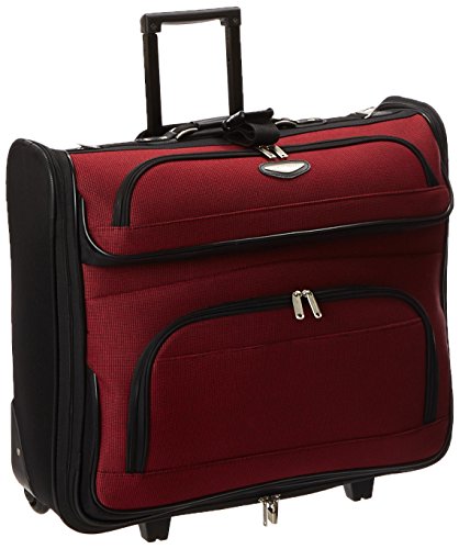 Travel Select Amsterdam Business Rolling Garment Bag, Red, One Size