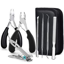 Pureskin Nail clippers, Professional Toenail clippers, Upgraded Toe Nail clippers Kit for Thick Nails, Ingrown Toenail Tool for
