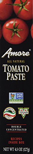 Amore Tomato Paste, 4.5oz (127g) Double Concentrated Tube