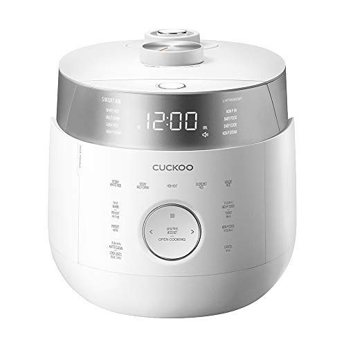 cUcKOO cRP-LHTR0609F 6-cup (Uncooked) Twin Pressure Induction Heating Rice cooker 16 Menu Options: HighNon-Pressure Steam & More