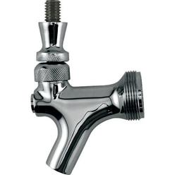 Bev Rite Stainless Steel Faucet All 304 grade SS contact Beer Tap, Standard American, Polished