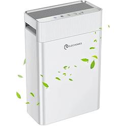 Elechomes Air Purifier for Home, Elechomes True HEPA Air Purifiers with Washable Filters for Large Room Up to 320 ftA, Air cleaner with Sl