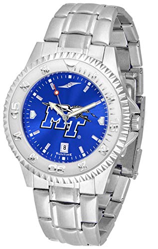 Suntime Suntyme Suntime ST-CO3-MTR-COMPM-A Middle Tennessee State Blue Raiders-Competitor Steel AnoChrome Watch