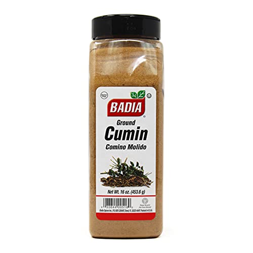 Badia Spices inc Spice, Cumin Seed Ground, 16-Ounce, Yellow Multi (087881)