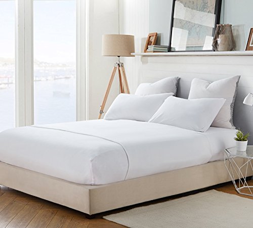 Byourbed BYB Bare Bottom Sheets - Queen Bedding White