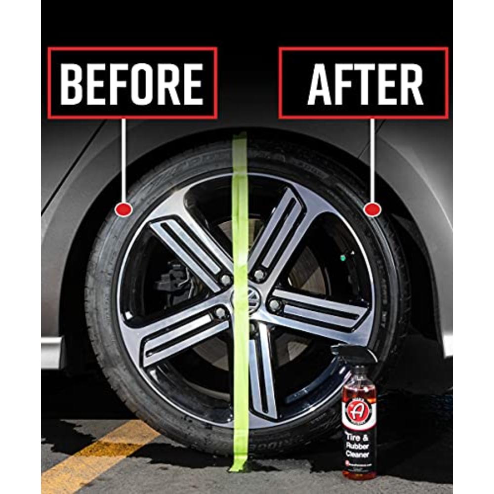 Adams Polishes Adams Tire & Rubber Cleaner (Gallon) - Removes Discoloration From Tires Quickly - Works Great on Tires, Rubber & Plastic Trim, a