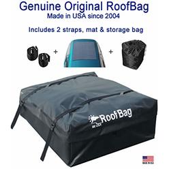 RoofBag Rooftop Cargo Carrier is a Waterproof Rooftop Cargo Bag or Cargo Carrier for Top of Vehicle With or Without Rack. Roof B
