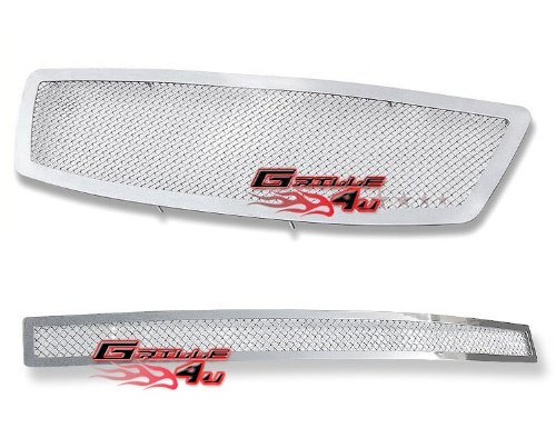 APS Compatible with 03-05 Infiniti FX35 FX45 Stainless Mesh Grille Combo N77877T