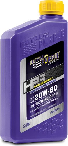 Royal Purple 32250 HPS 20W-50 High Performance Street Synthetic Motor Oil with Synerlec - 1 qt. (Case of 12)