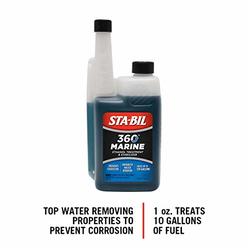 STA-BIL 360 Marine Ethanol Treatment & Fuel Stabilizer - Prevents Rust and Corrosion, Helps Clean Fuel System For Improved In-Se