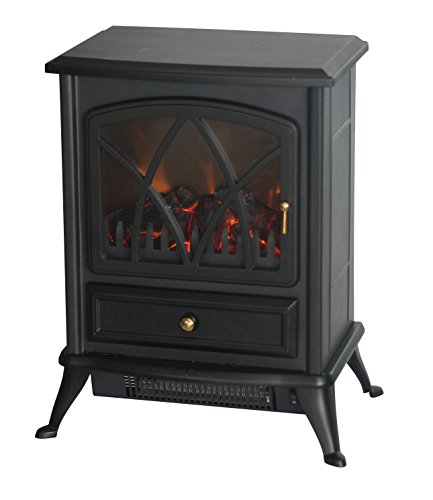 Comfort Glow ES4215 Ashton Electric Stove Black, Length: 11.5in, Width: 16.5in, Height: 23in