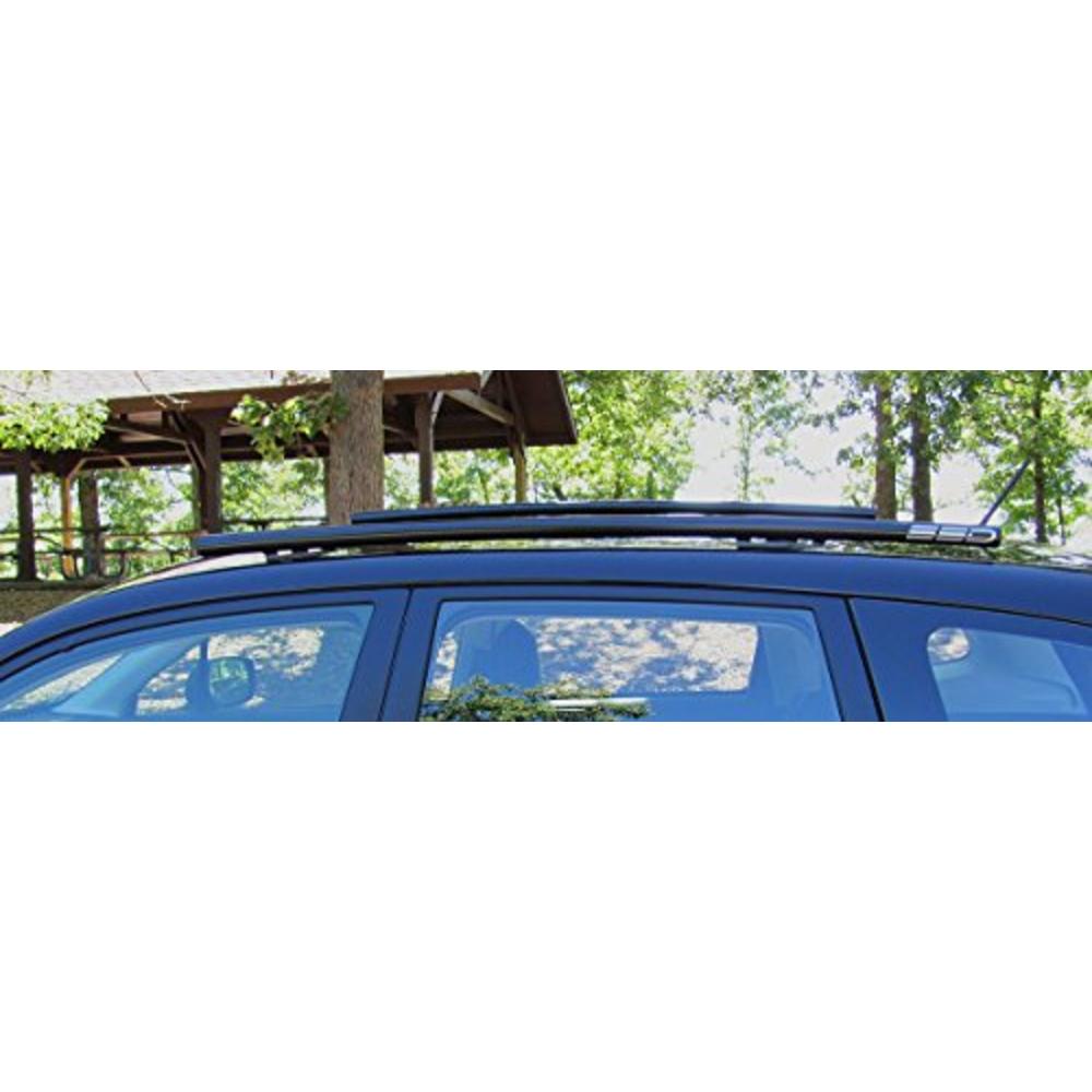SSD Performance Fits 2014-2016 Subaru Forester 2.5i Side Roof Rails from, Black Powder Coated Stainless Steel, Custom Fit for Th
