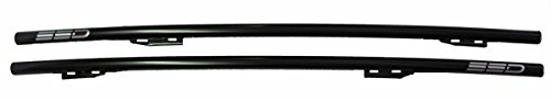 SSD Performance Fits 2014-2016 Subaru Forester 2.5i Side Roof Rails from, Black Powder Coated Stainless Steel, Custom Fit for Th