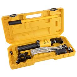Yescom 3-Jaw Hydraulic Gear Puller Set 5 Ton Wheel Bearing Pulling Separator w/Case