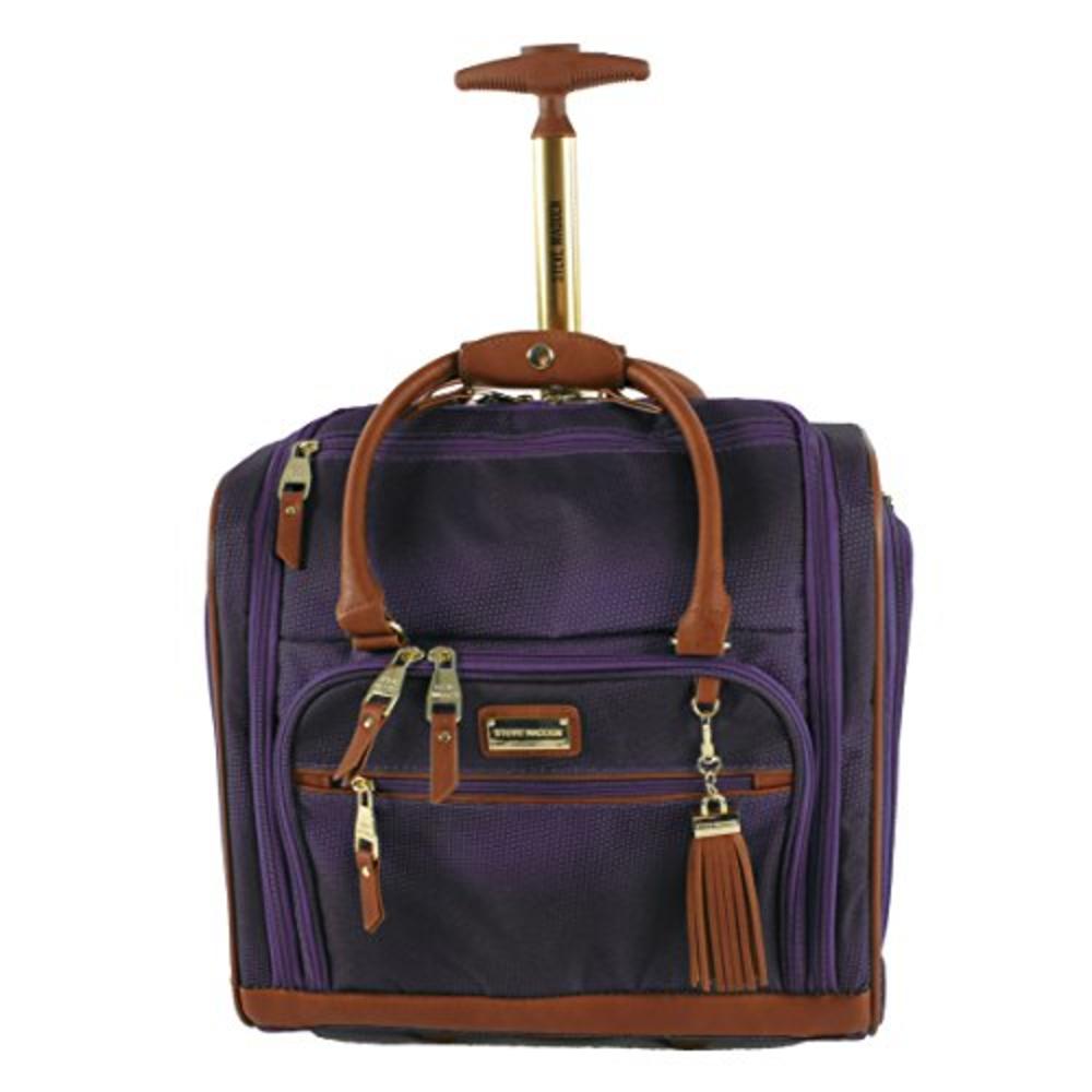 Steve Madden Luggage Wheeled Suitcase Under Seat Bag (Shadow Purple)