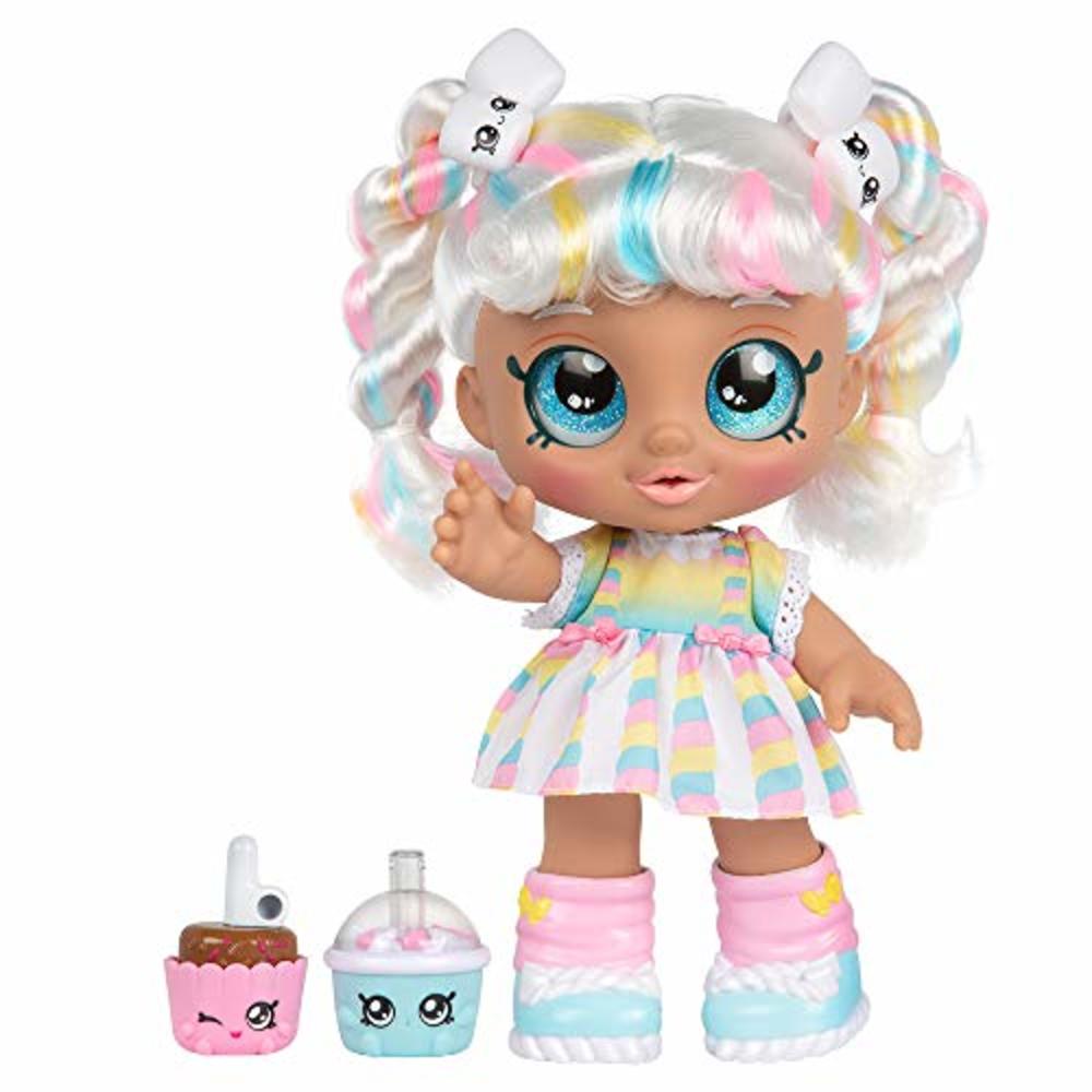 Kindi Kids Snack Time Friends - Pre-School Play Doll, Marsha Mello - for Ages 3+ | Changeable Clothes and Removable Shoes - Fun