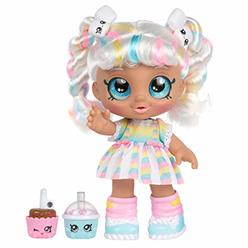 kindi kids snack time friends - pre-school play doll, marsha mello - for ages 3+ | changeable clothes and removable shoes - f