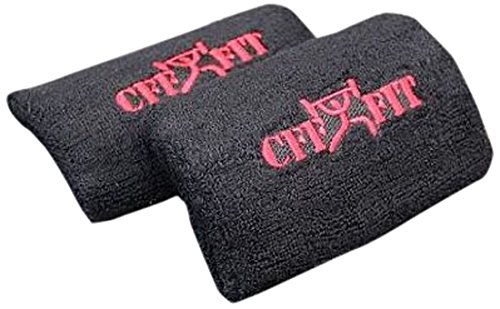 CFF FIT CFF Kettlebell Wrist Guards | Protect Your Wrists and forearms from scrapes and Bruises | Black, Washable Arm Guard