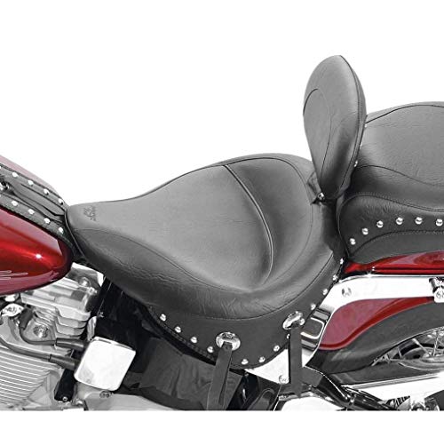 Mustang Motorcycle S Mustang Wide Studded Solo Seat with Backrest 79120