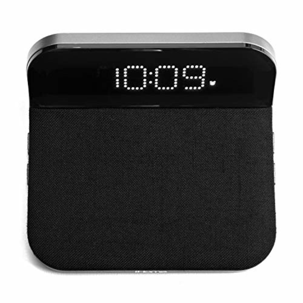 iHome iW18 Compact Digital Alarm Clock with USB and Qi Wireless Charging for iPhone 13, 13 Pro ,13 Mini 12,11, XR, XS, X, 8, Gal