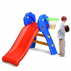 HONEY JOY Toddler Slide, Freestanding Climber Slide Playset for Playground, Easy Setup, Sturdy Plastic Indoor Slide for Kids Age