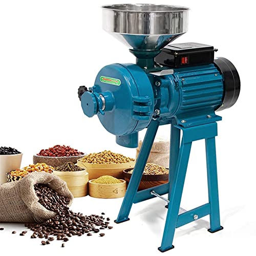 Lilypelle grain Mills, 3000W Wet Dry cereals grinder Electric grain grinder corn Mill Heavy Duty 110V commercial grain grinder Machine Ric