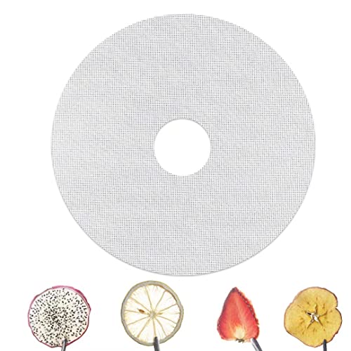 OUOSY 7Pcs Reusable Dehydrator Sheets For Dehydrator, Round Silicone Dehydrator Mats For Fruit, 13 inch Premium Non Stick Food D