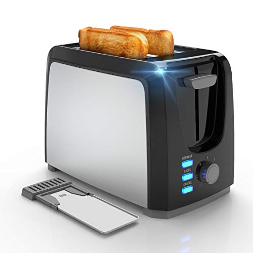 Evening Toaster 2 Slice Best Prime Toasters Stainless Steel Black Bagel Toaster Evenly And Quickly With 2 Wide Slots 7 Shade Settings An